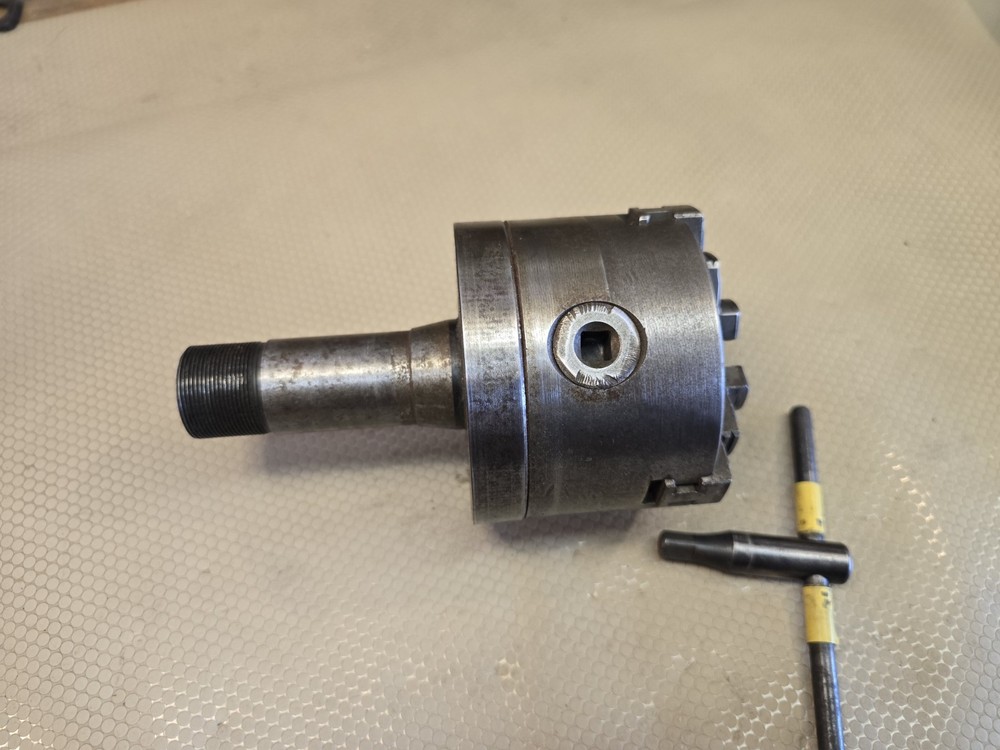 Lathe chuck On 5c Collet With Key