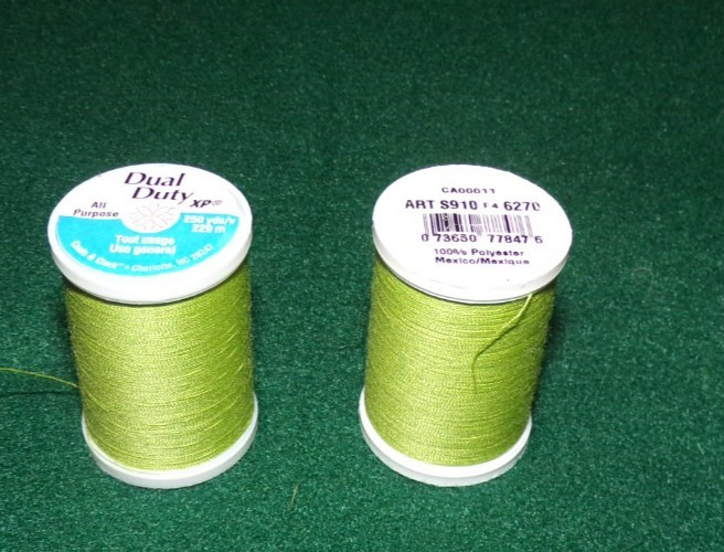 Dual Duty All Purpose Polyester Thread, 250 yards, Kiwi (6270)