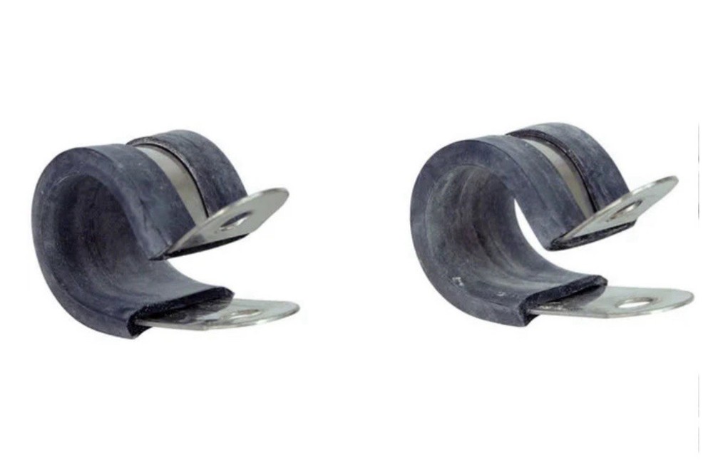JANDD MOUNTAINEERING 9/16" STAINLESS STEEL Rubberized CLAMP