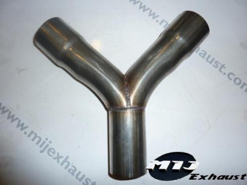 Y Piece Exhaust Divider Section 2.5" 63mm Pipe Joint