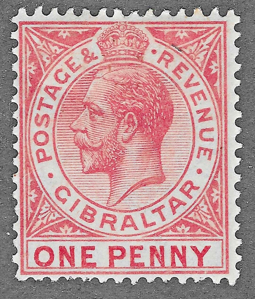 Gibraltar (1921) - Scott # 77,   MH