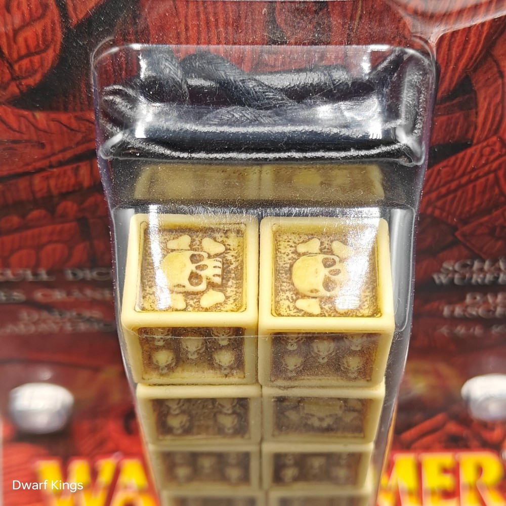 Warhammer Skull Dice Set Sealed D6 2010