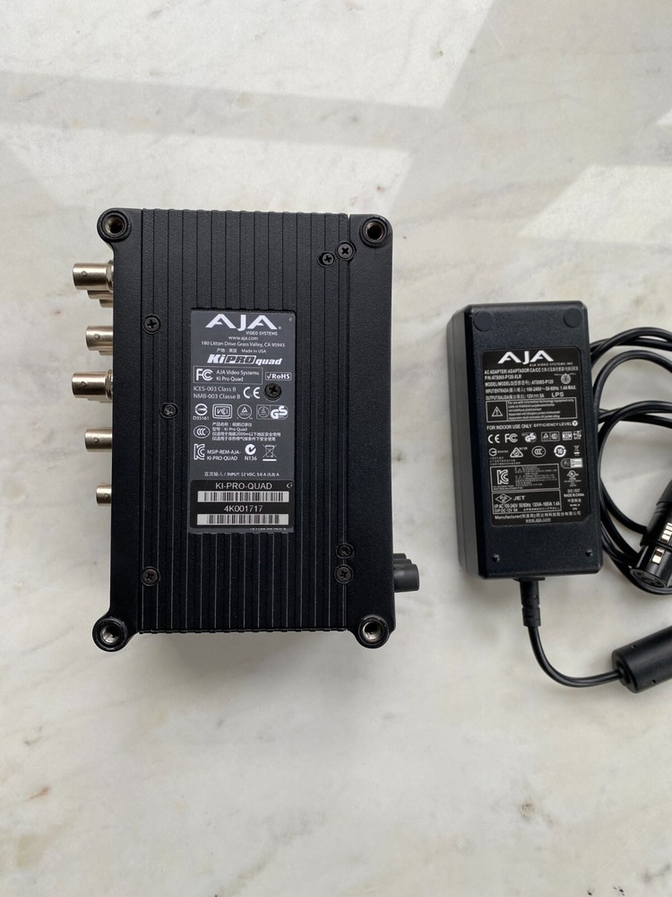 AJA Ki Pro Quad Pro 4K/QuadHD/2K/HD Solid State Video Recorder 4:4:4 RAW Capture