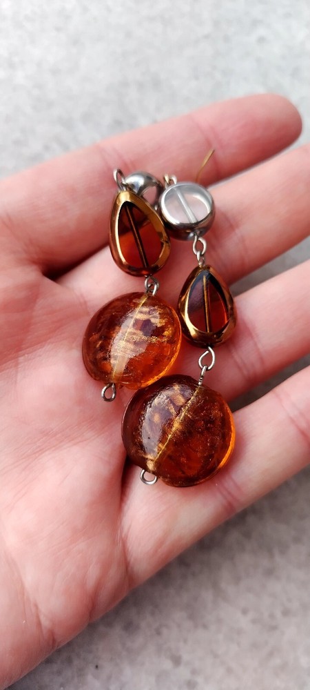 Beautiful glass earrings