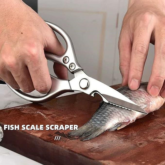 Kitchen Scissors Stainless Steel Multi Function Food Shear Sharp Heavy Duty Tool