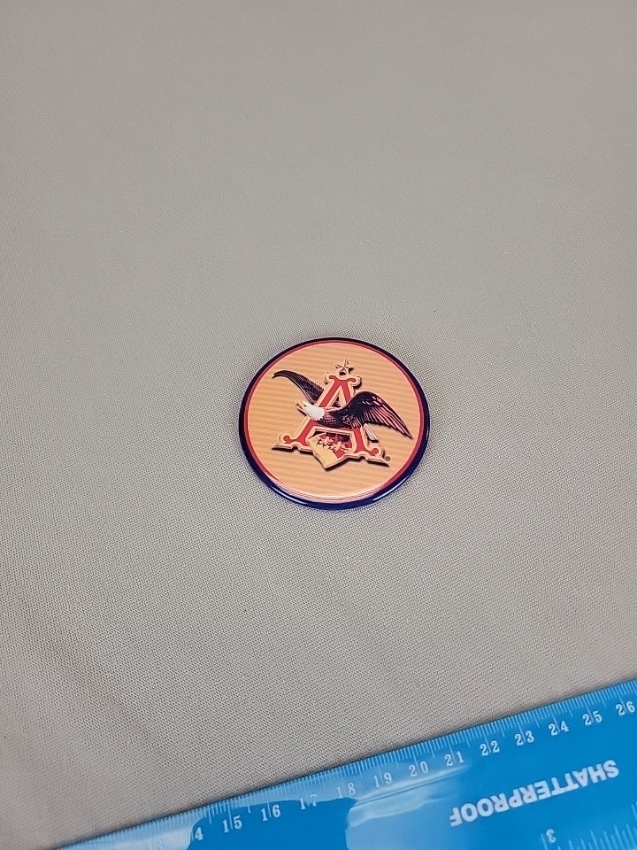 Anheuser Busch Round Pin Eagle A Beer Brewing Co. St Louis MO