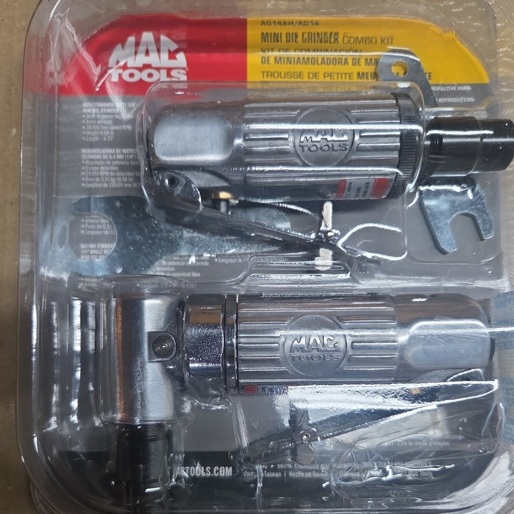 NEW - Mac Tools Mini Die Grinder Set - AG14AH & AG14