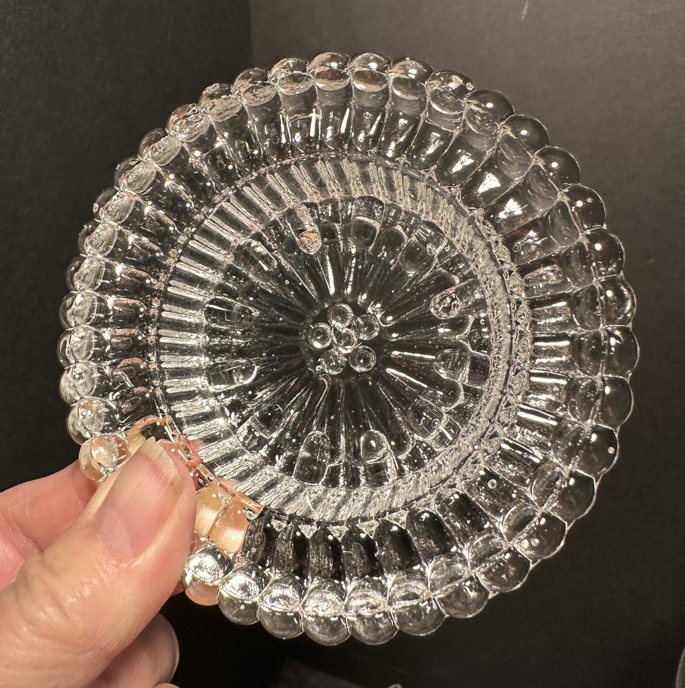 Clear Glass 3 piece Fairy Lamp Insert
