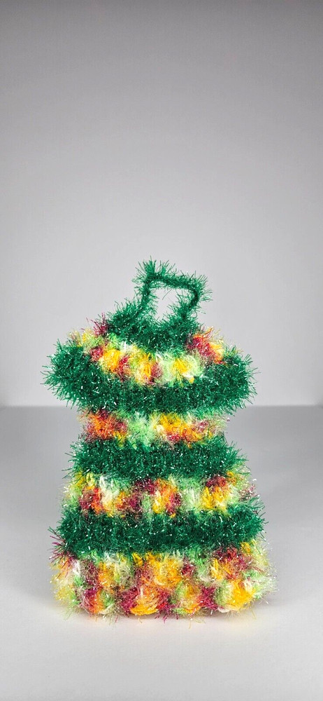 Christmas Dress Dish Scrubber