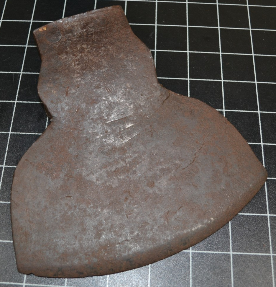 PRIEST - PEASLEY - BROAD AXE HEAD - CAST STEEL - VG++