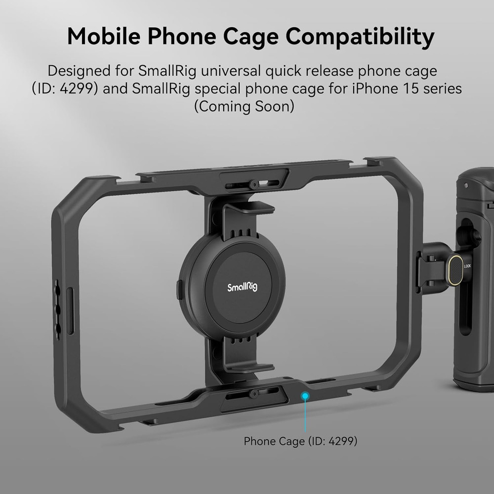 Side Handle Quick Release Adaptor, Suitable for Quick Release Phone Cage Series,