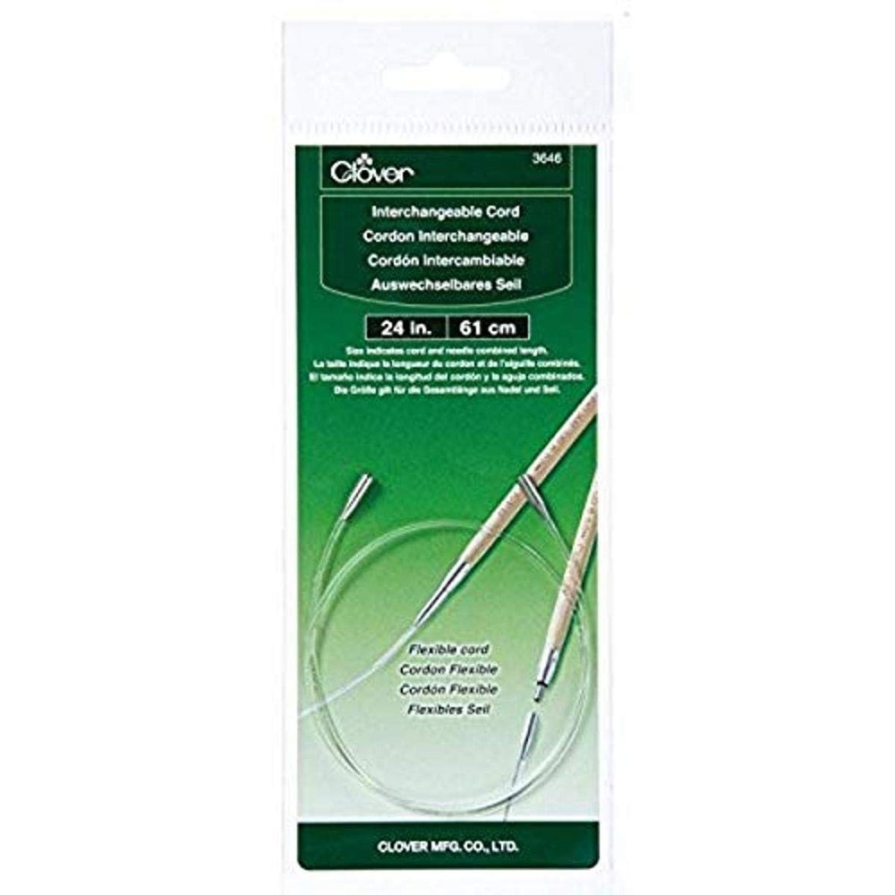 Clover 3646 Needlecraft Interchangeable Cord, 24"