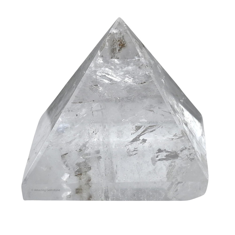 Clear Quartz Pyramid Crystal Healing Stones - 2" Great