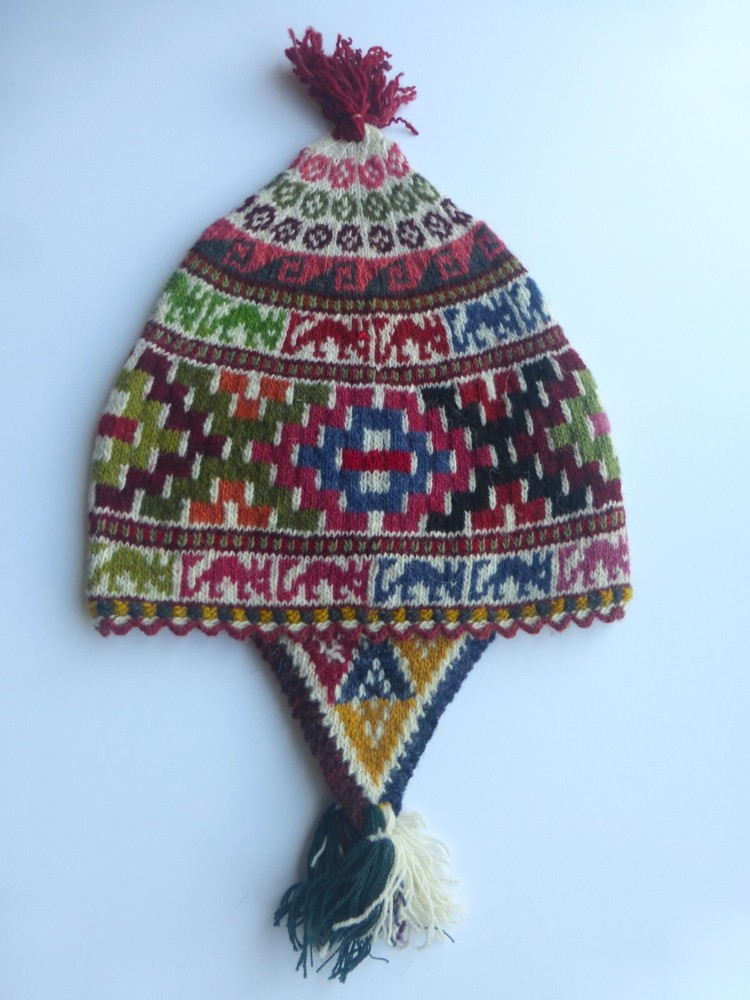 Peruvian Andean Mountain - Handmade Shaman Chullo Hat