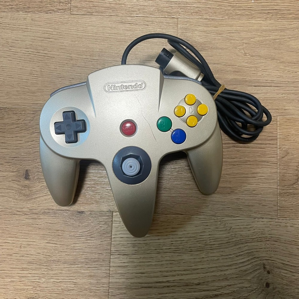Nintendo 64 N64 Original controller Gold Official Very good condition