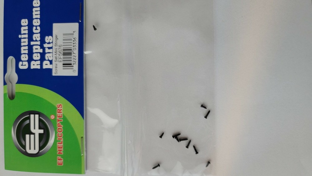 EF Mini Stinger Helicopter Screw Set