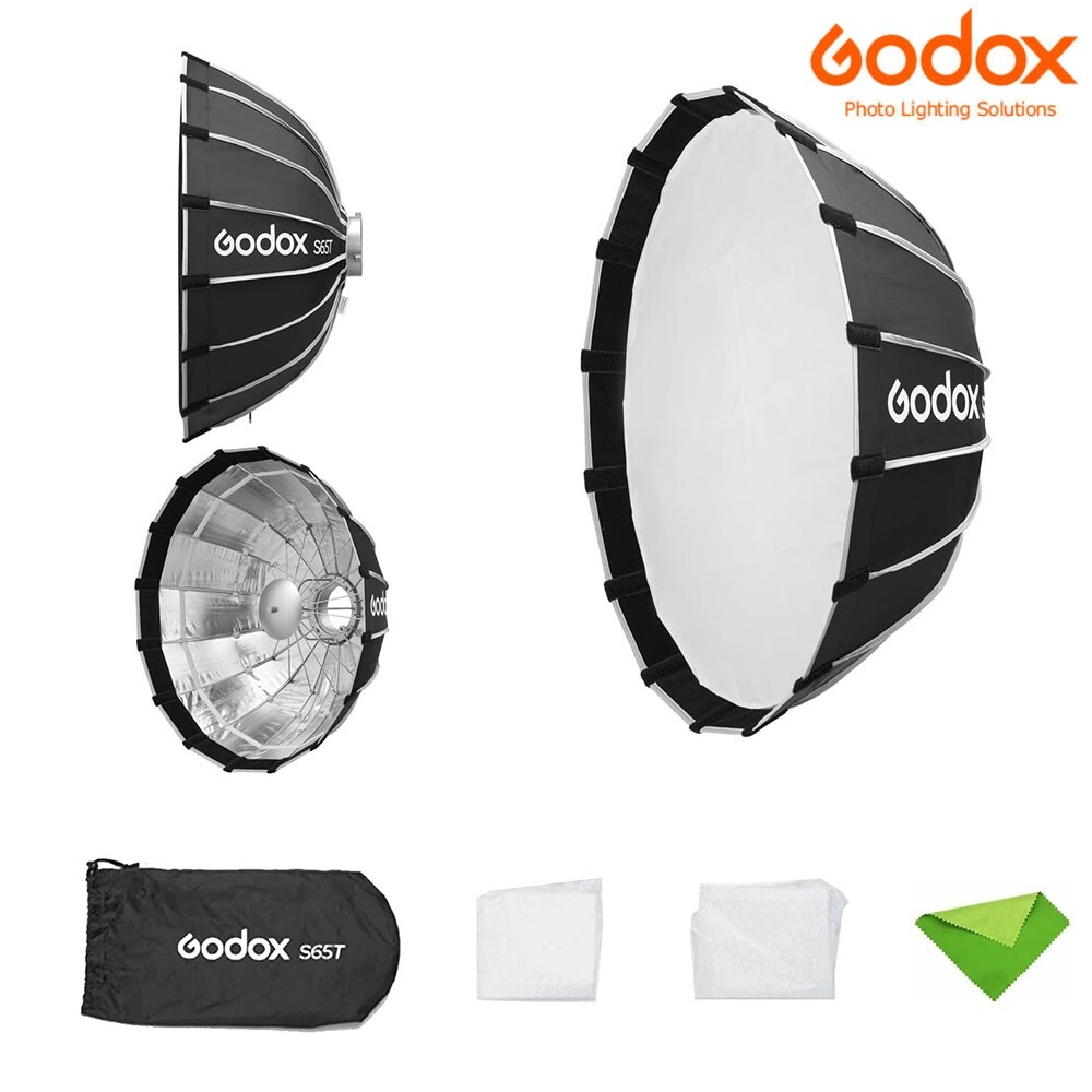 Godox S65T 65cm Umbrella Softbox Quick Release Soft Box Light Diffuser Reflector