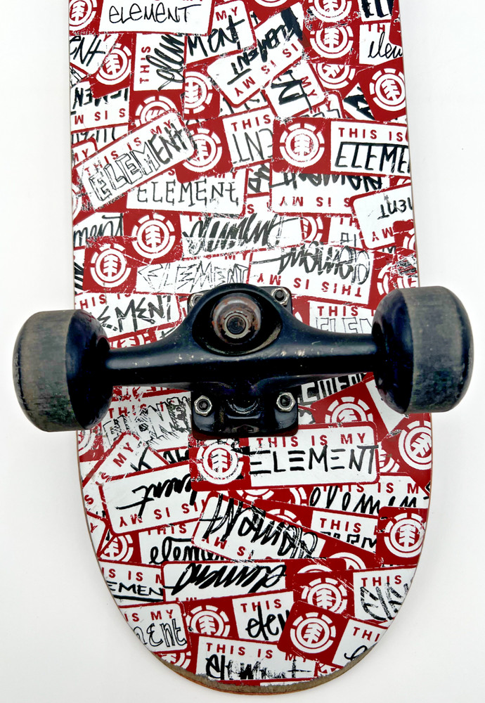 THIS IS MY ELEMENT SKATEBOARD WITH TENSOR RESPONSE TRUCKS MINI LOGO 53MM WHEELS