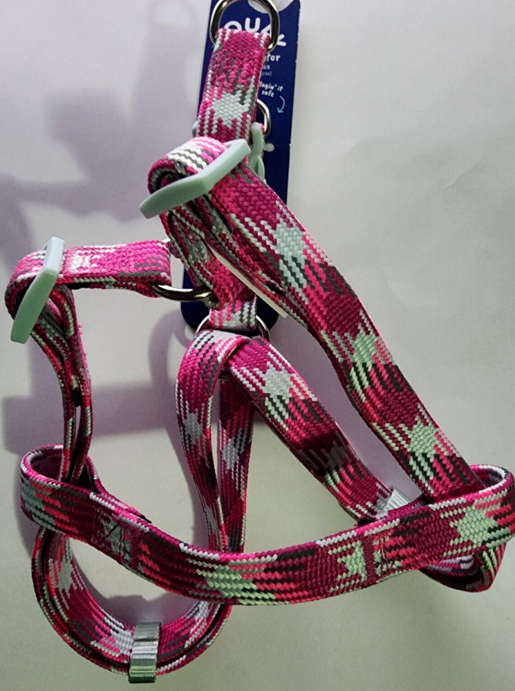 YOULY Pink Reflective Dog Harness, Extra Small / Small
