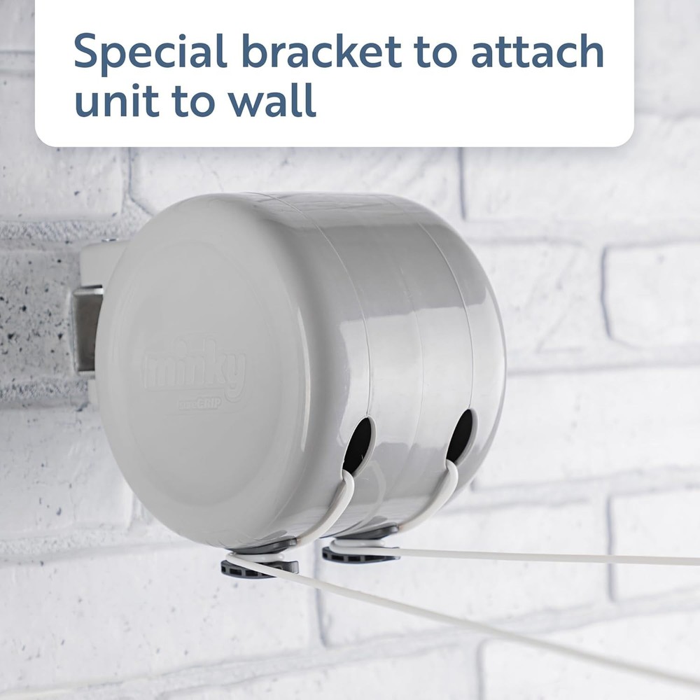 Dual Retractable Clothesline - 2 x 49 Feet - Ultimate Laundry Solution