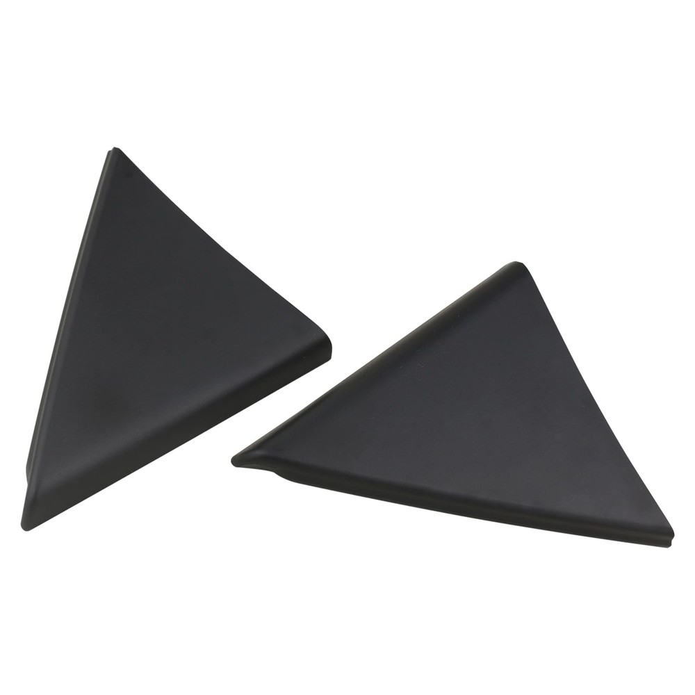 APPERFiT Front Door Upper Trim Panel Triangle Cover (Pair) Size 7.28'', Black