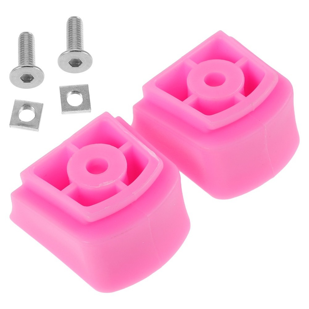 2pcs Inline Roller Skates Brake - Pink Stopper Block Replacement Skate