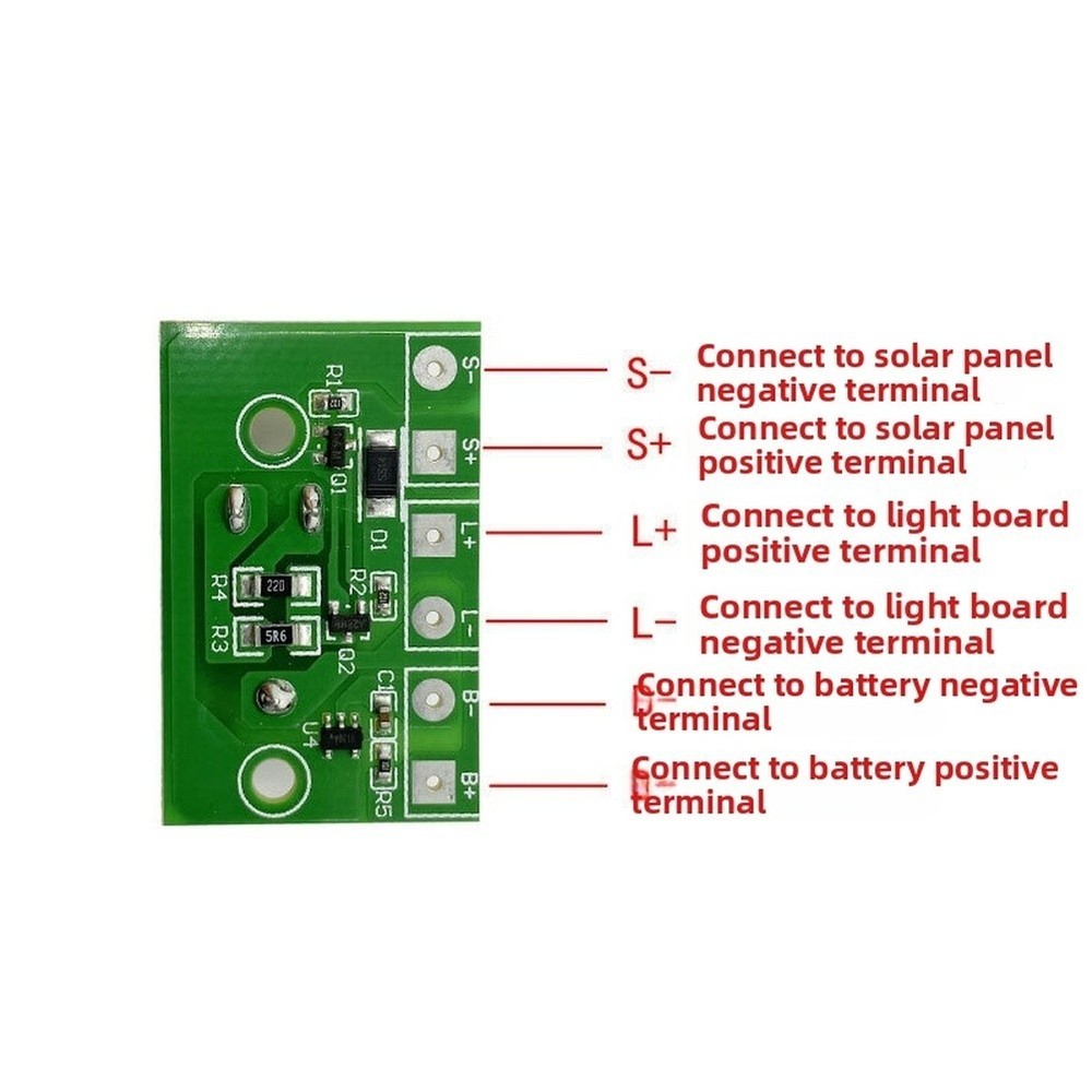 3.7V Solar Light Control Board with Flicker Effect for Decorative Purposes