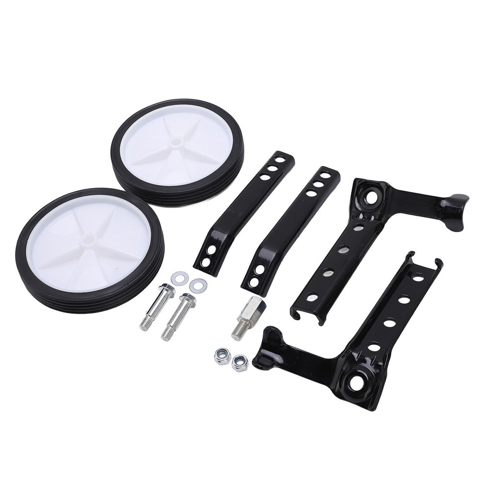 Bicycle Training Wheels Adjustable Steel Plastic Riding Auxiliary Support Wheels
