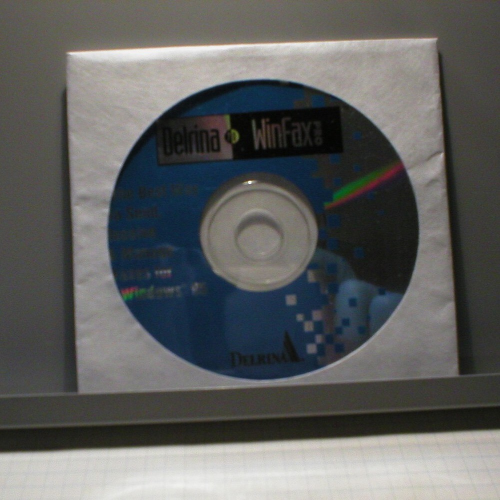 Vintage Delrina WinFax Pro Version 7.0 CD-ROM + Getting Started & User's Guides