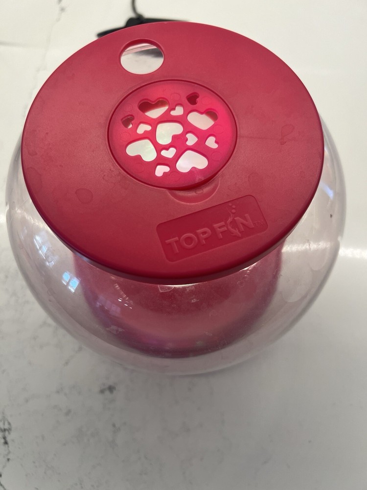 Pink Light Up And Projector Fish Bowl