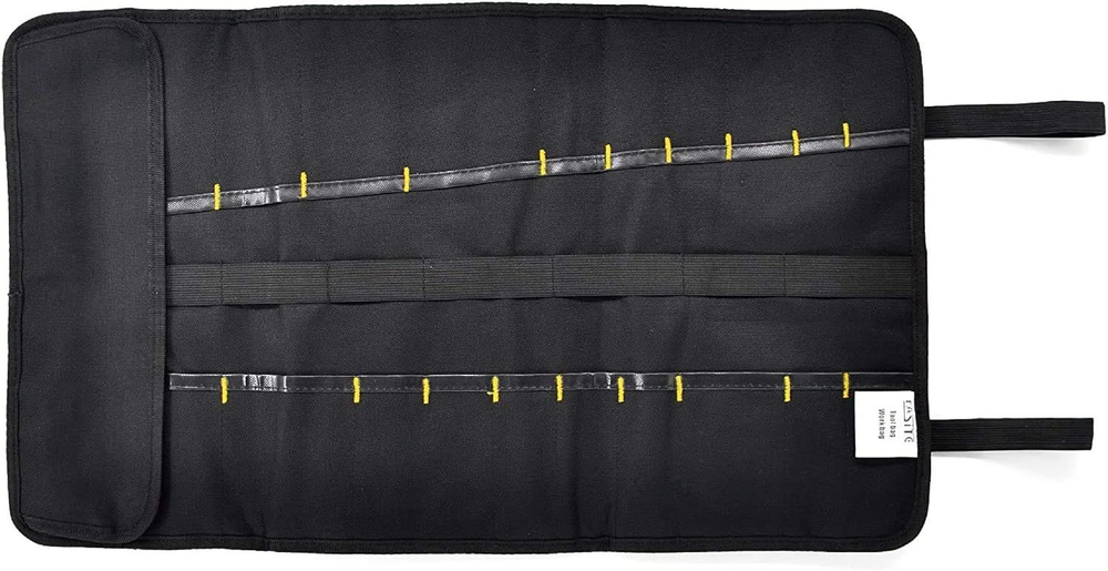 1/2 Pcs Tool Roll Organizer Storage-Wrench Organizer&Tool 1pc black