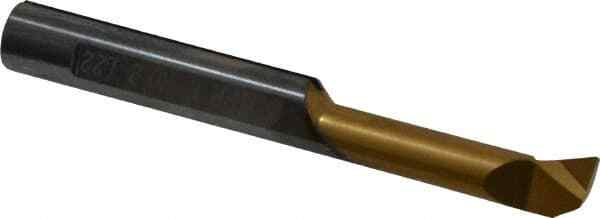 Carmex Solid Carbide Profile Boring Bar: 0.24" Min Bore Dia 0.87" Max Bore Depth