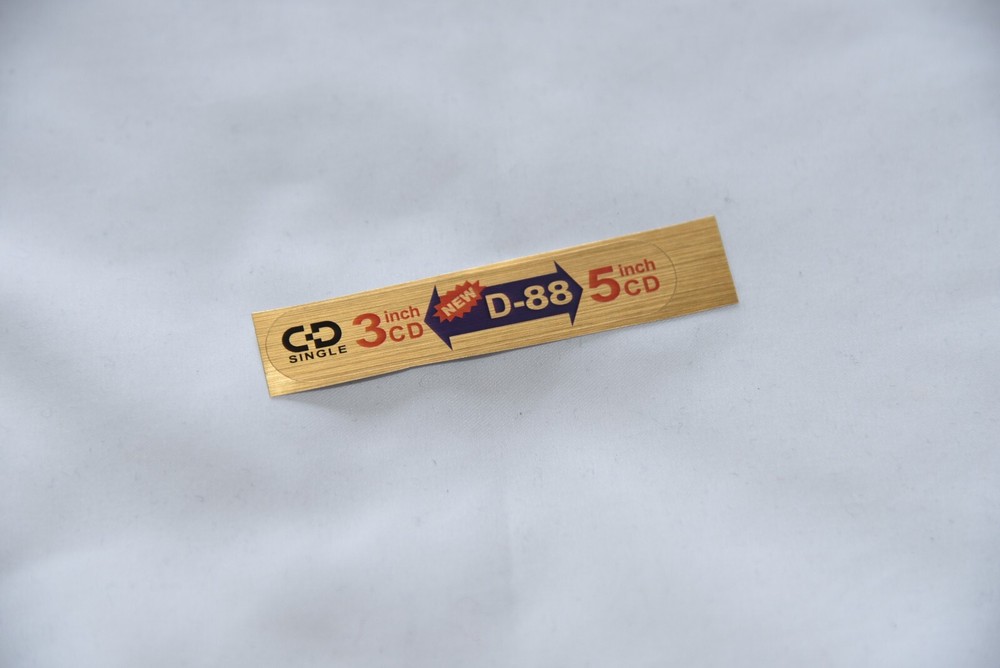 Replacement Sticker for Sony D-88 Discman CD Player