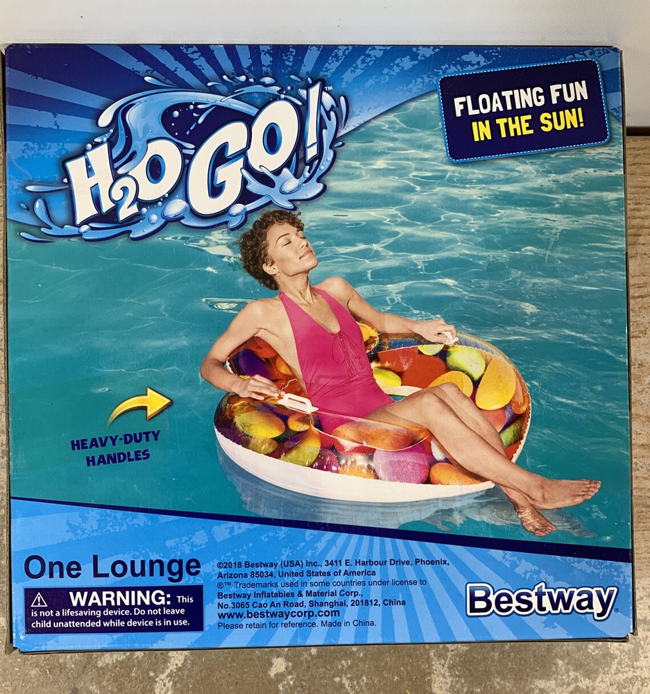 H20 Go! Candy Delight Lounge Bestway Pool Float New