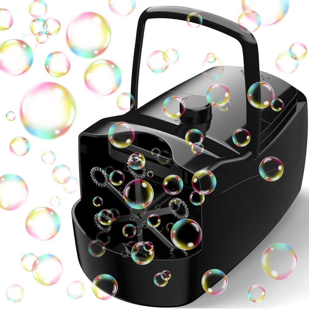 Bubble Machine, Automatic 18000+ per Minute Big Bubbles Blower Maker for Kids To