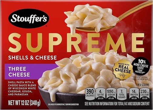 Stouffer's Supreme Shells & Cheese Three Cheese