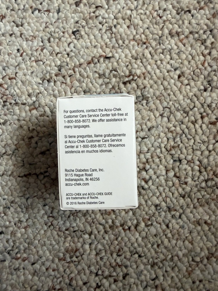 Accu-Check Blood Glucose Testing Strips - EXP 2019 (50count)