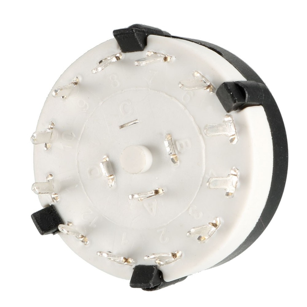 1P12T 1 Pole 12 Position Selectable Single Deck Channel Rotary Switch Selector