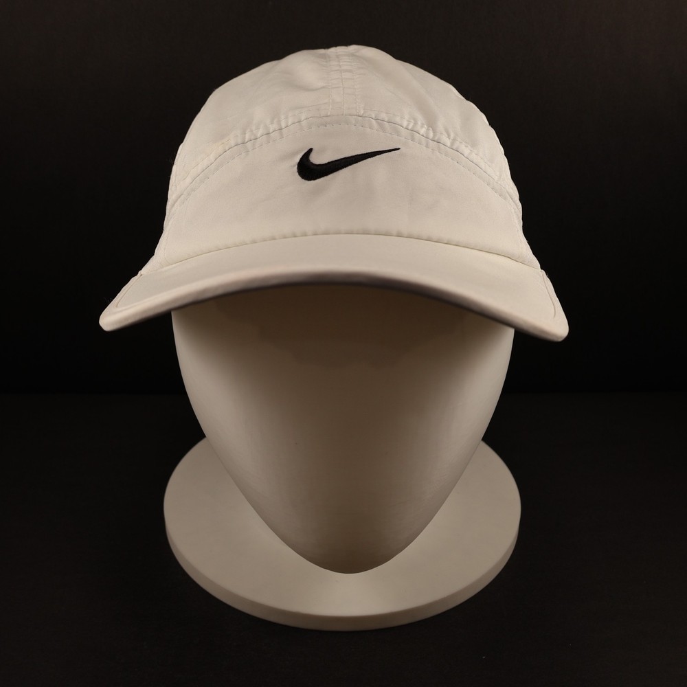 Nike Featherlight Dri-Fit 7 Panel Hat Running, Tennis, Adjustable, White *READ*