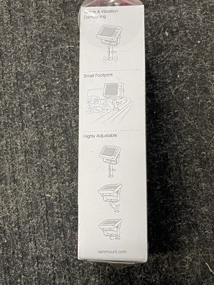 Ram Mount - Marine Electronic Universal Mount Size B Medium Arm RAM-B-111