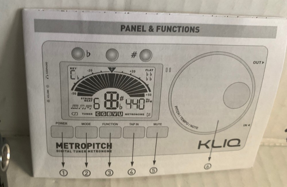 Digital Tuner Metronome