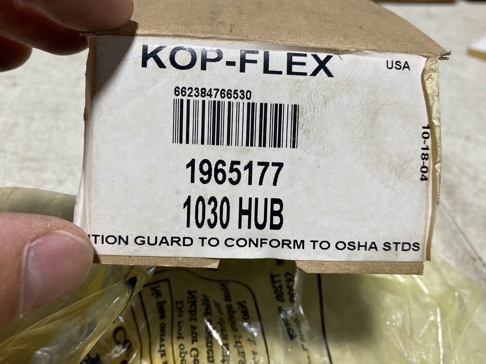 One Kop-Flex 1030 Hub, 1965177, NOS