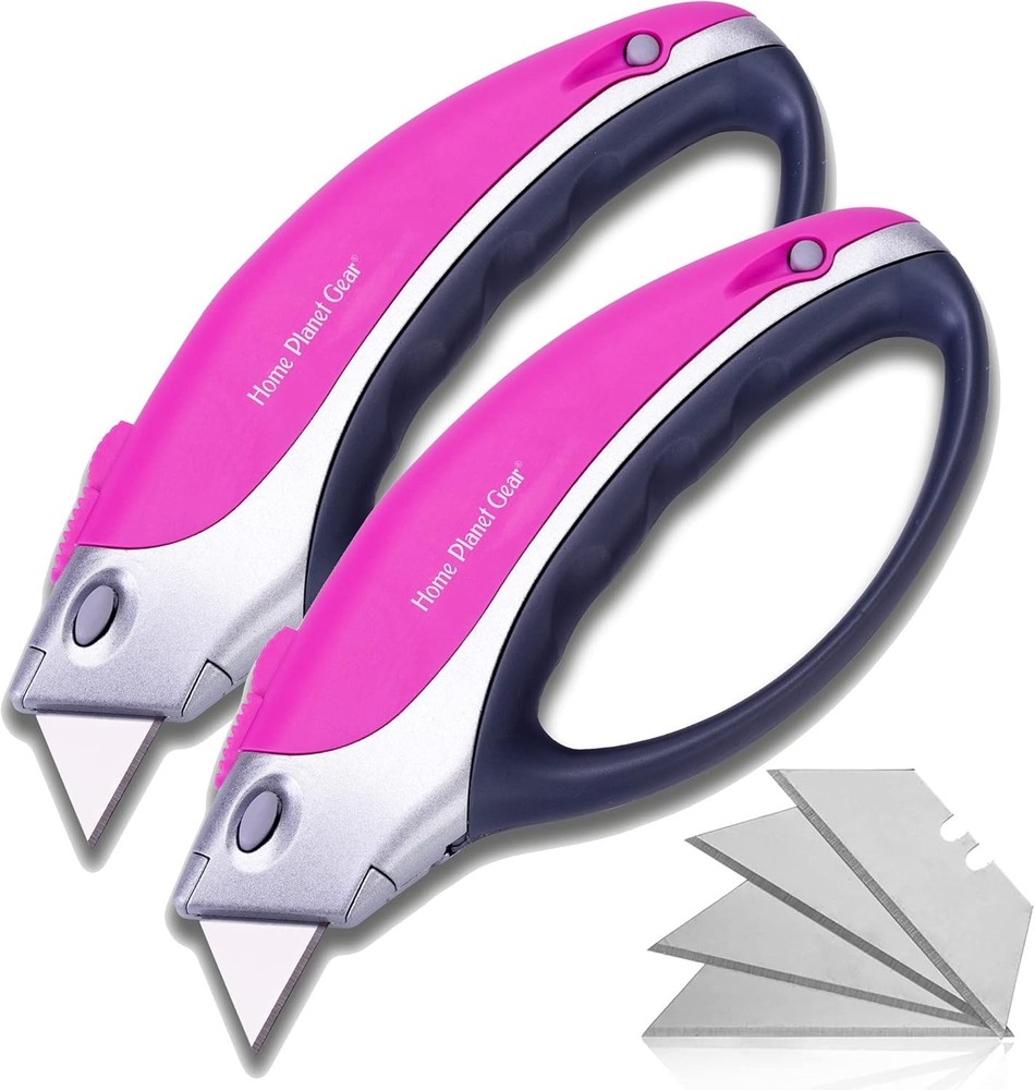 Sharp Retractable Utility Knife - Ergonomic Design