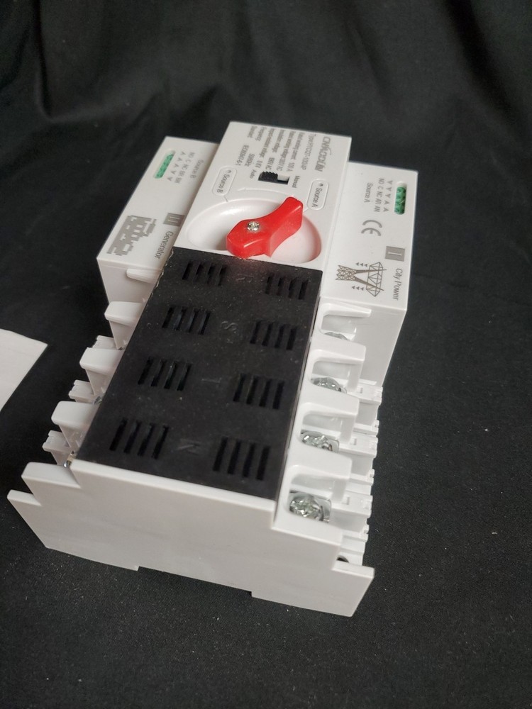 Automatic Transfer Switch ATS 4P 100A 400V Dual Power Electrical Selector Switch