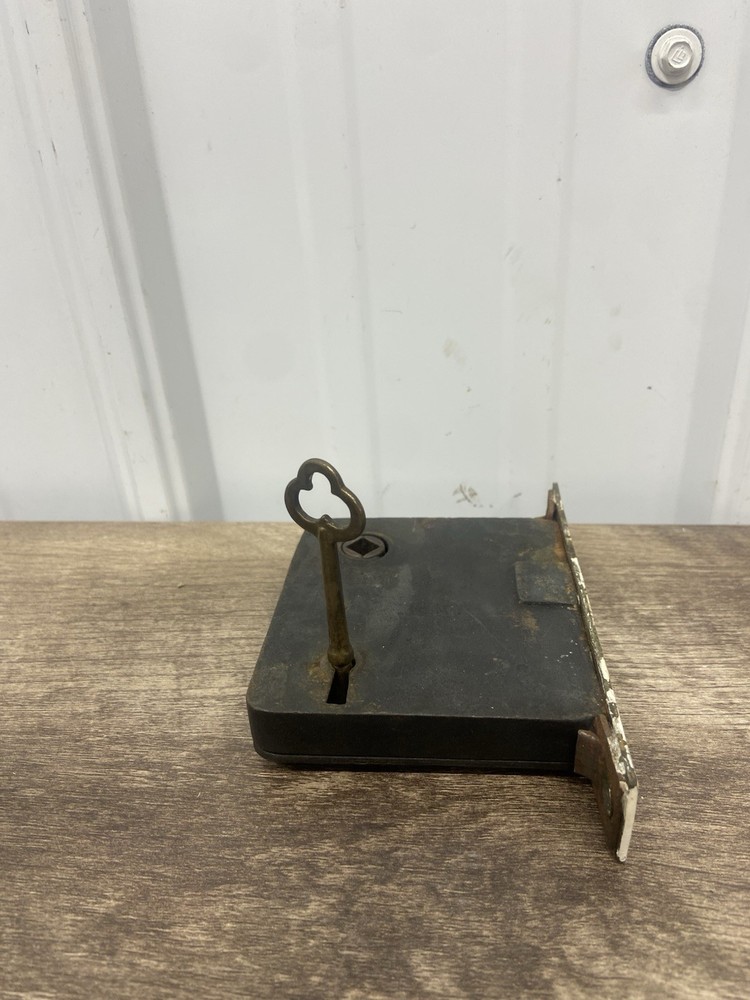 ANTIQUE INTERIOR MORTISE DOOR LOCK With Key