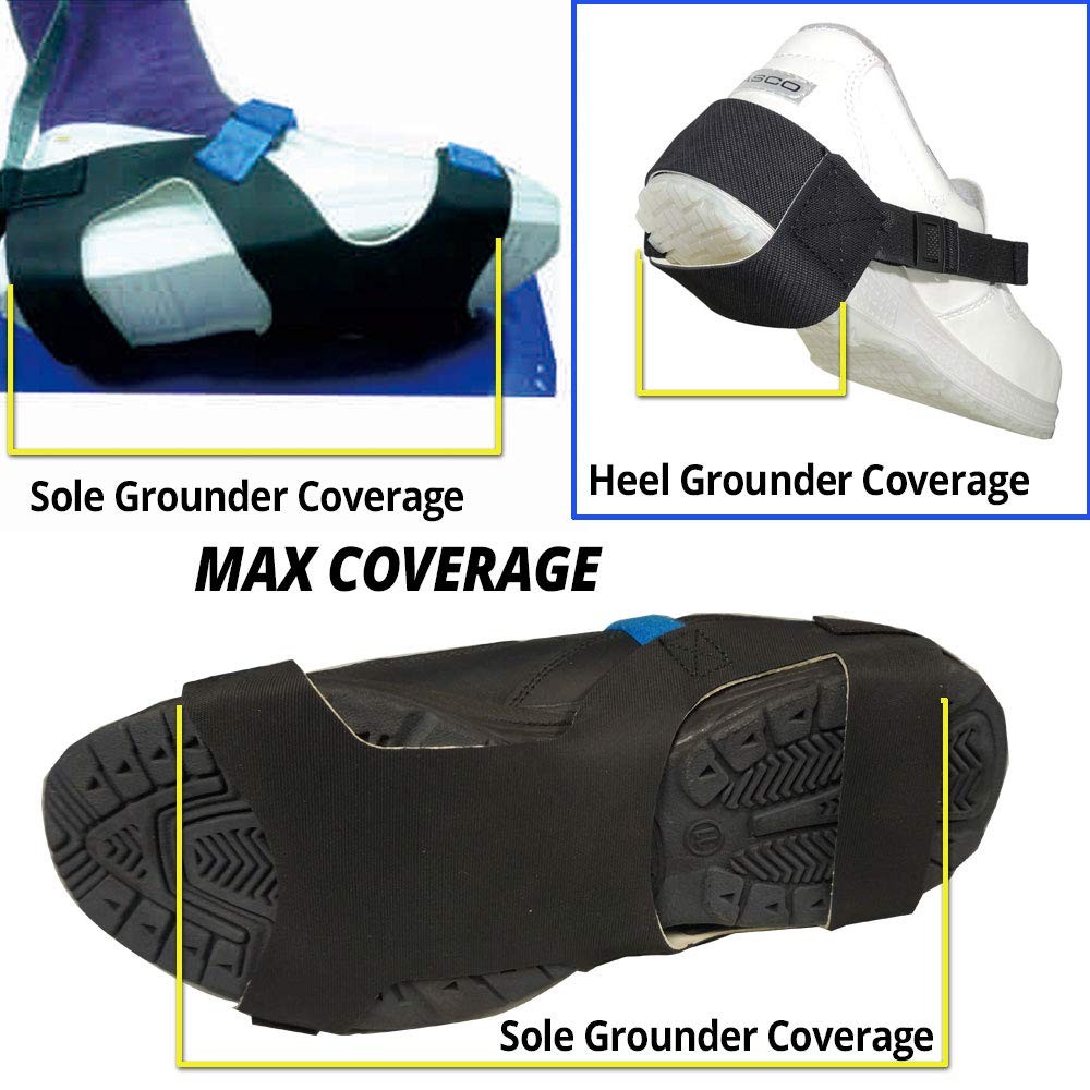 ESD Elastic Sole Grounder - Complete Path to Ground - 1meg S - 1 Piece