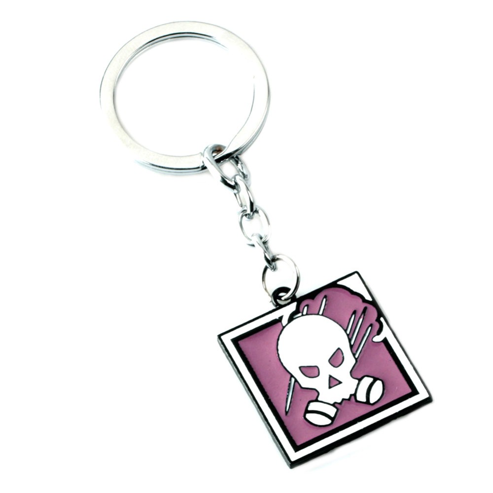 Tom Clancy Rainbow Six Metal Keychain Key Ring Pendant