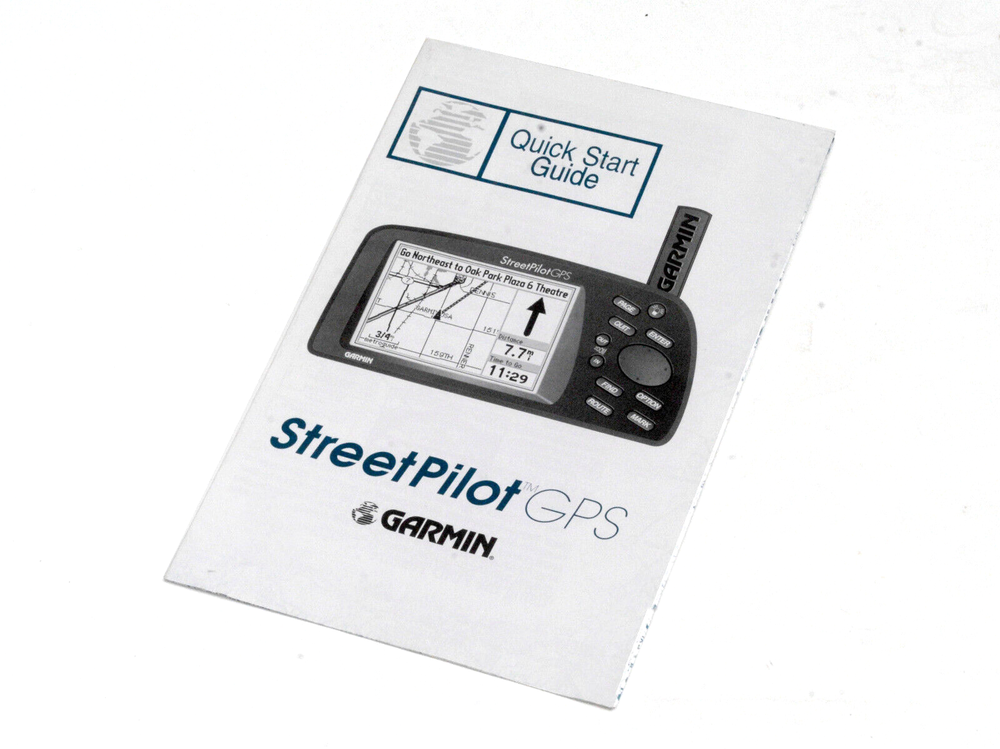 Garmin StreetPIlot Manual & Quick Start Guide