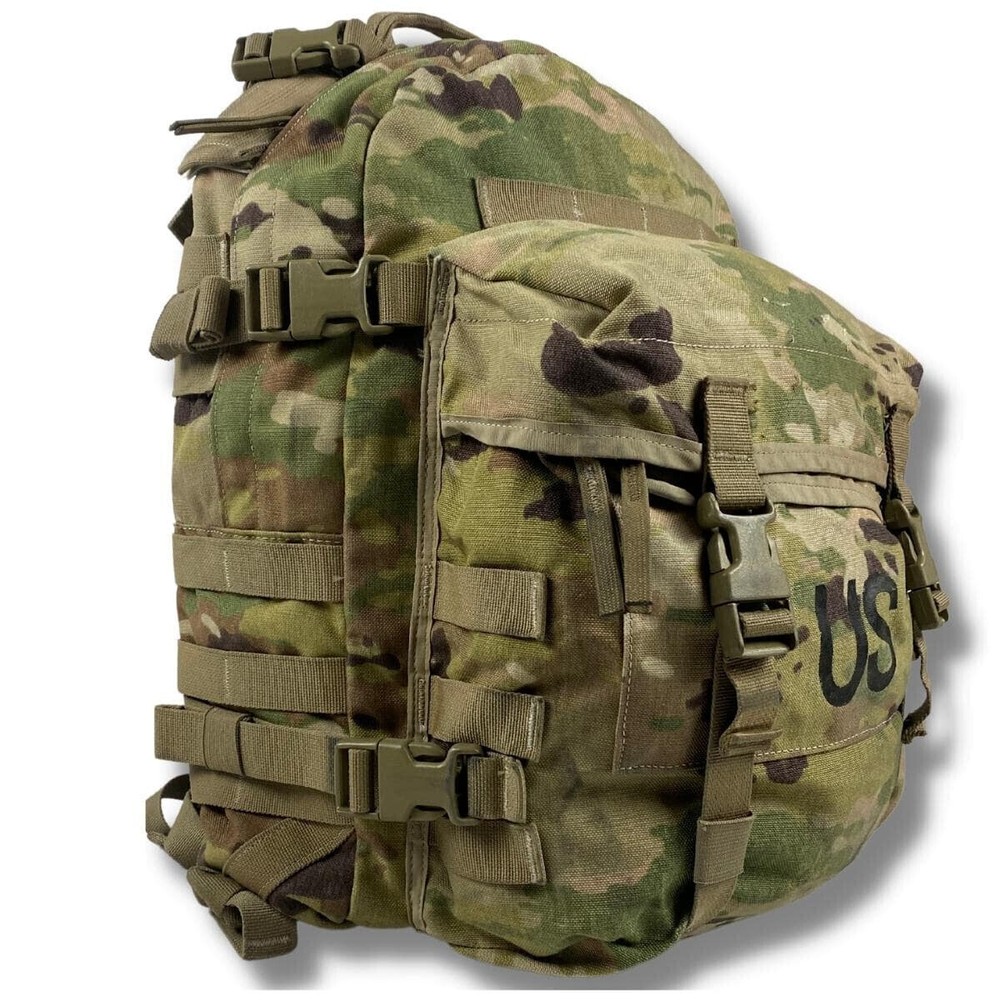 Military Issue Multicam Assault 3-Day MOLLE Backpack, Used