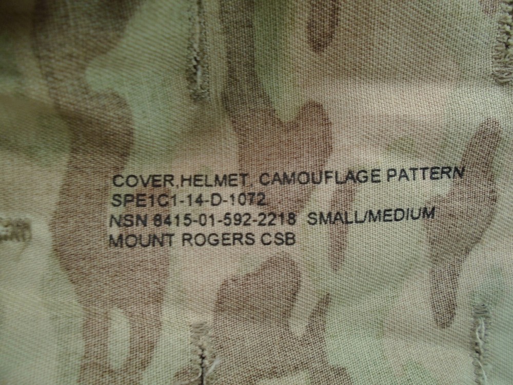 US Military Army MSA ACH Advanced Combat Helmet TC 2000 Size Medium M 4 166-D